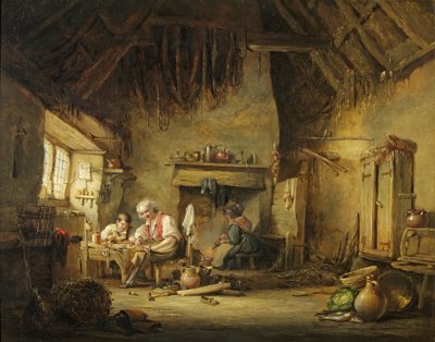 De schoenmaker, 1831 door Nicholas Condy